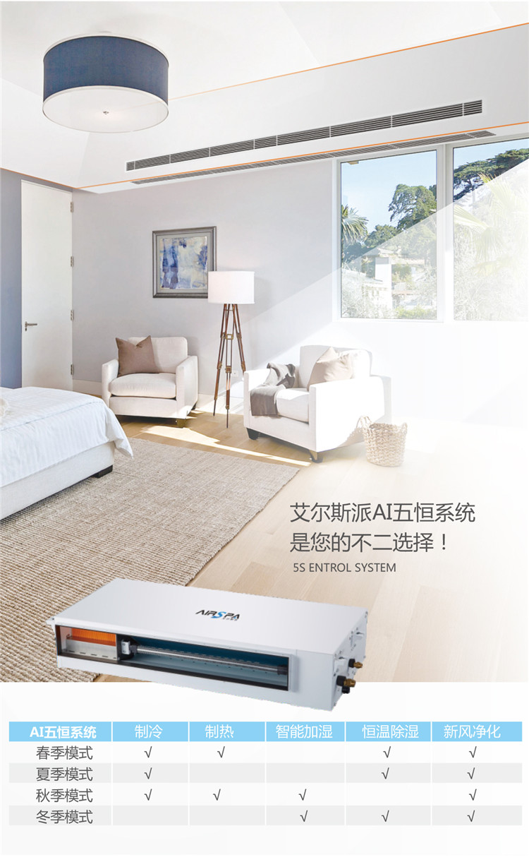 艾爾斯派AI五恒系統(tǒng)VS毛細管或輻射板、全空氣五恒系統(tǒng)